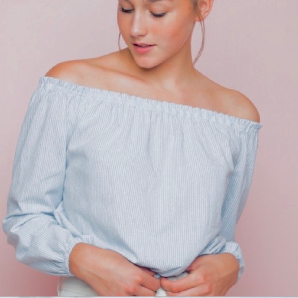 Brandy Melville Striped Blouse